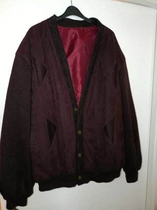 Bomber Jacket burdeos