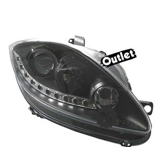 FE FAROS PARA SEAT LEON ALTEA TOLEDO 04-09 LUZ DIURNA LED FO