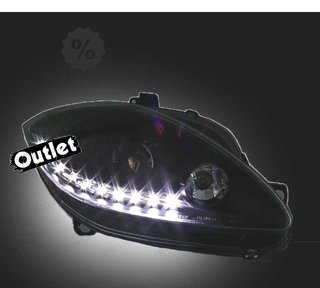 FE FAROS PARA SEAT LEON ALTEA TOLEDO 04-09 LUZ DIURNA LED FO