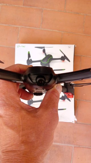 LMRC LM01-GPS Dron Negro y Verde