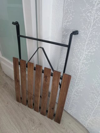 Mesa plegable madera y metal