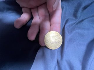 Moneda Fernando VII 160 reales 1822 Oro