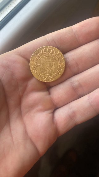 Moneda Fernando VII 160 reales 1822 Oro