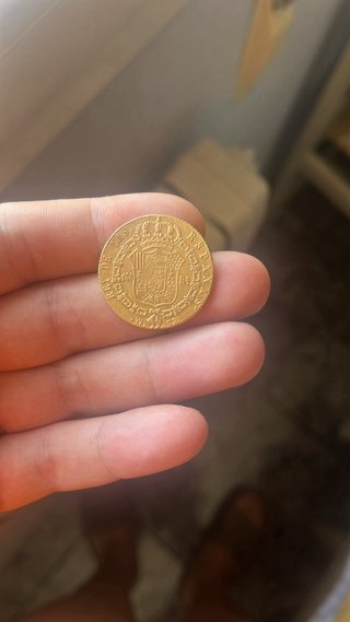 Moneda Fernando VII 160 reales 1822 Oro