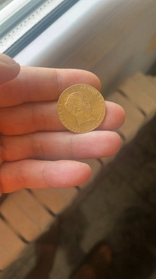Moneda Fernando VII 160 reales 1822 Oro