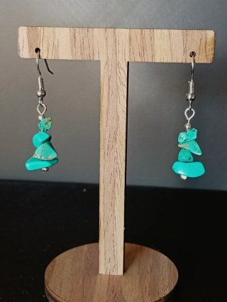Pendientes Turquesa Naturales