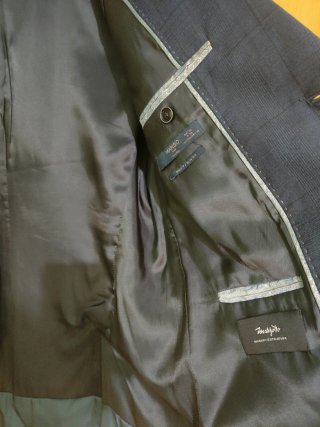Traje Mango Azul Hombre