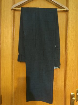 Traje Mango Azul Hombre