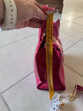 Borsa a mano Twin-set fucsia lucida