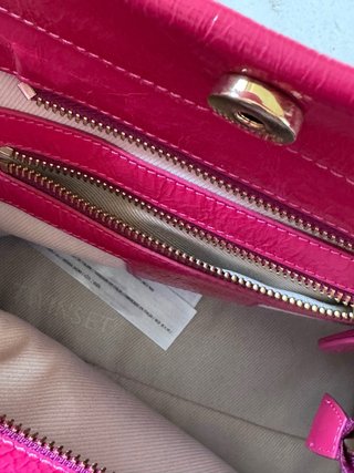 Borsa a mano Twin-set fucsia lucida