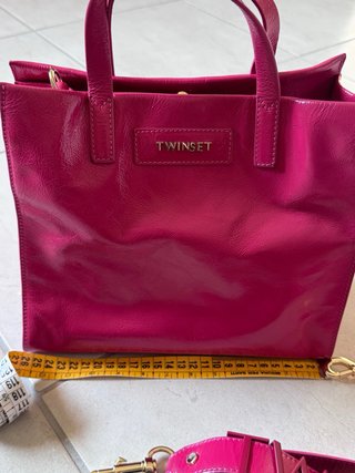 Borsa a mano Twin-set fucsia lucida
