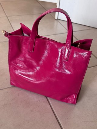 Borsa a mano Twin-set fucsia lucida