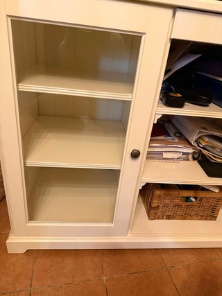 Vendo conjunto de aparador y mueble de TV en color