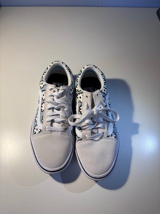 Vans Old Skool Flores Beige/Azul