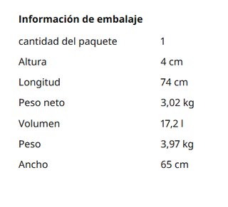Mesita auxiliar IKEA LINDVED blanca 50x68 cm