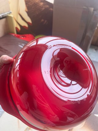Tupperware Extraplus Rotondo Rosso