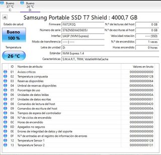 SSD Samsung T7 Shield 4TB Portátil