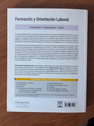 Formación y orientación laboral 9.ª edición 2022