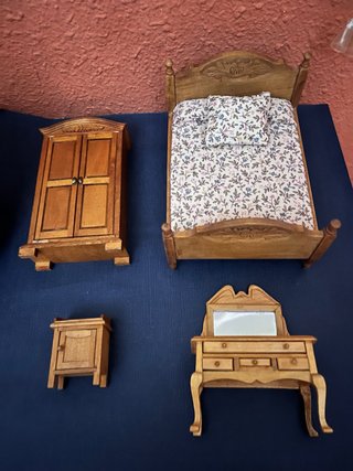 Habitación miniatura madera