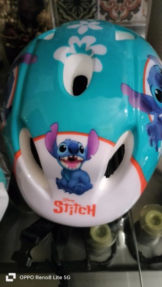 Casco y rodilleras Stich Disney