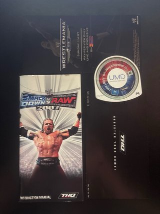 Juego PSP WWE Smackdown vs Raw 2007