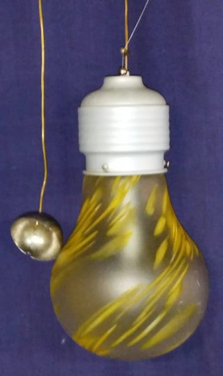 Coppia Lampadari Vetro Murano Giallo Trasparente