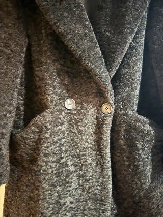 Abrigo Pull&Bear Negro Talla M