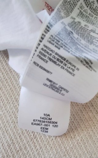 T-shirt Levi's bambino 10 anni