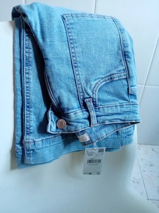 Vaqueros Mango Flare Bolsillos Azul