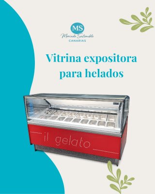 Vitrina para helados