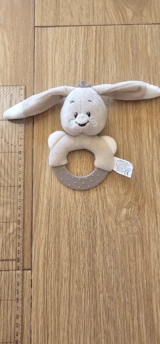Peluche Tortuga Suave Celeste y Gris