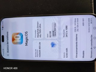 Honor 400 Lite 5G negro / platiado