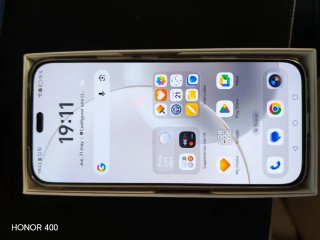 Honor 400 Lite 5G negro / platiado