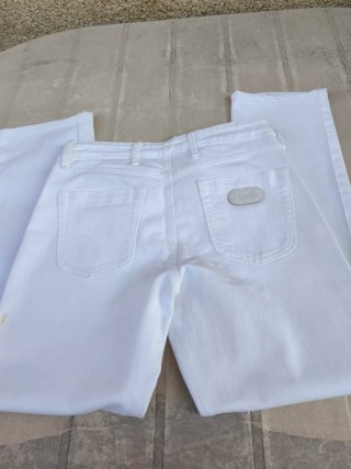 Pantalones Replay Blancos