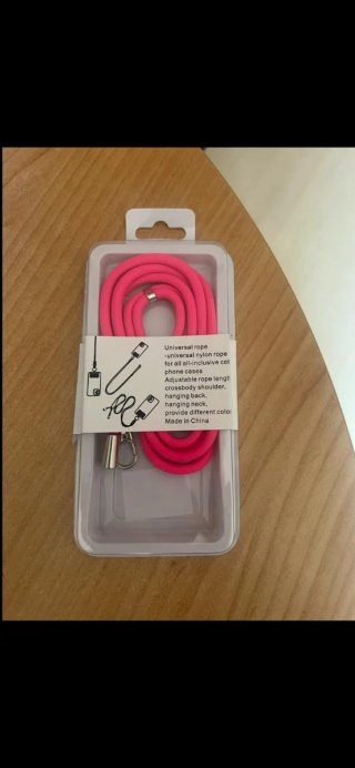 Cordino universale per cellulare rosa