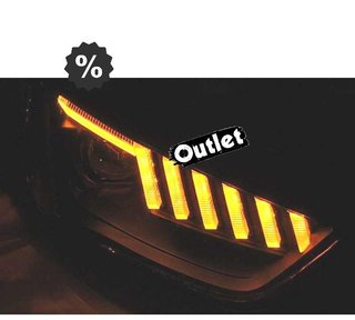 FE FAROS AUDI A4 B8 12-15 XENON + LED DINÁMICO NEGRO R01214