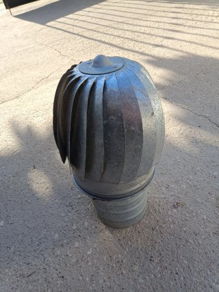 Sombrerete aspirador galvanizado 150cm