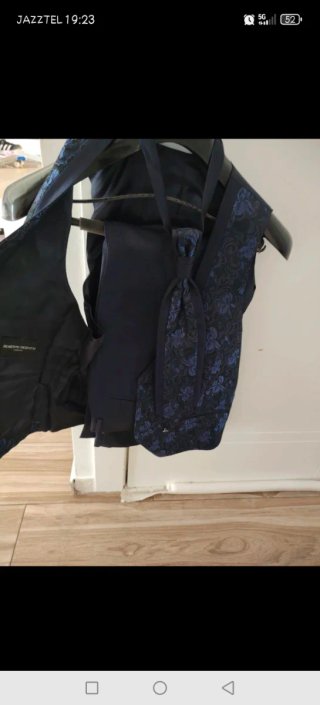 Traje de Novio DI PREGO Negro/Azul