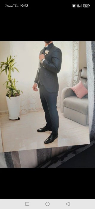 Traje de Novio DI PREGO Negro/Azul