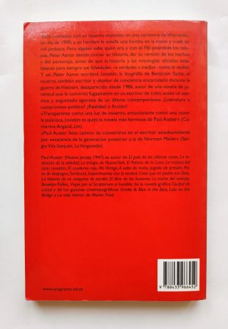 LIBRO LEVIATÁN DE PAUL AUSTER