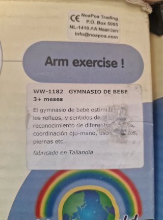 Gimnasio Bebé Madera Juguetes Colgantes