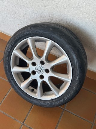 Llantas Honda accord con gomas Federal 595rs pro