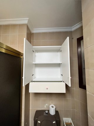 Armario baño blanco