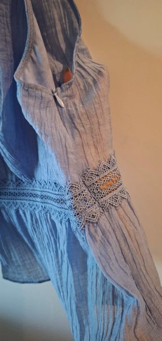 Blusa Mango Azul