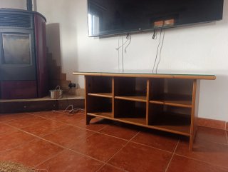 Puerta de madera rústica pino sapi