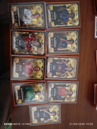 Oferta !Colección Cartas Fútbol Topps Champions Le