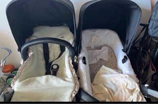Carro Bugaboo Doble 2 Sillas + Capazo