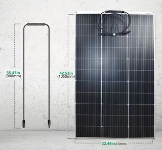 2x Paneles Solares Flexibles 125W (250W)