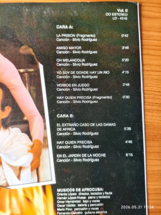 Vinilo Silvio Rodríguez - Oh Melancolia