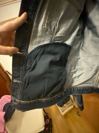 Cazadora vaquera Zara azul Talla M